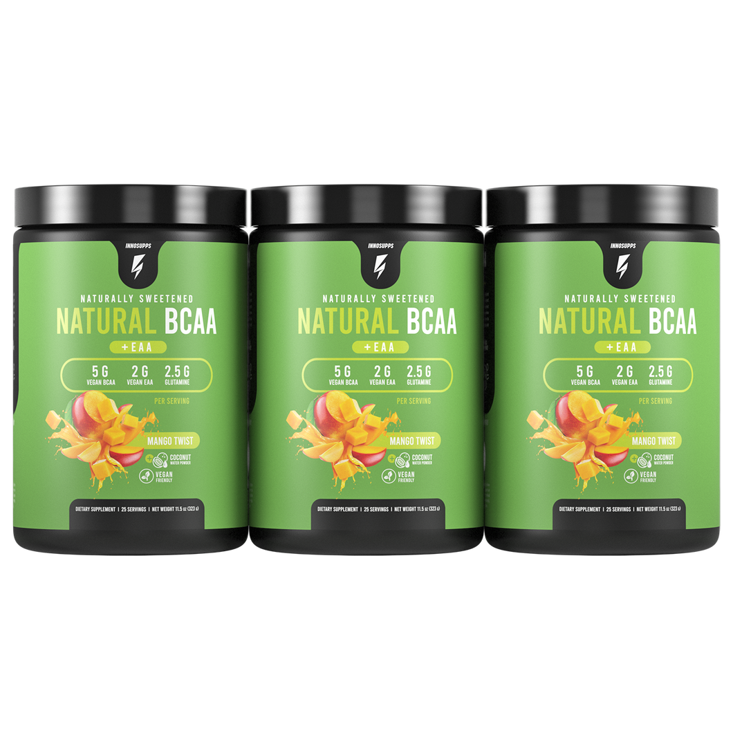 3 Botellas de BCAA Naturales