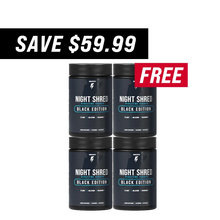 Cargar imagen en el visor de la galería, 3 Bottles of Night Shred Black + 1 FREE AU