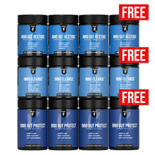 Cargar imagen en el visor de la galería, Complete Gut Health Stack 3-Month Supply + 1 Stack Free