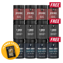 Cargar imagen en el visor de la galería, Supercharged Male Stack 3-Month Supply + 1 Stack Free